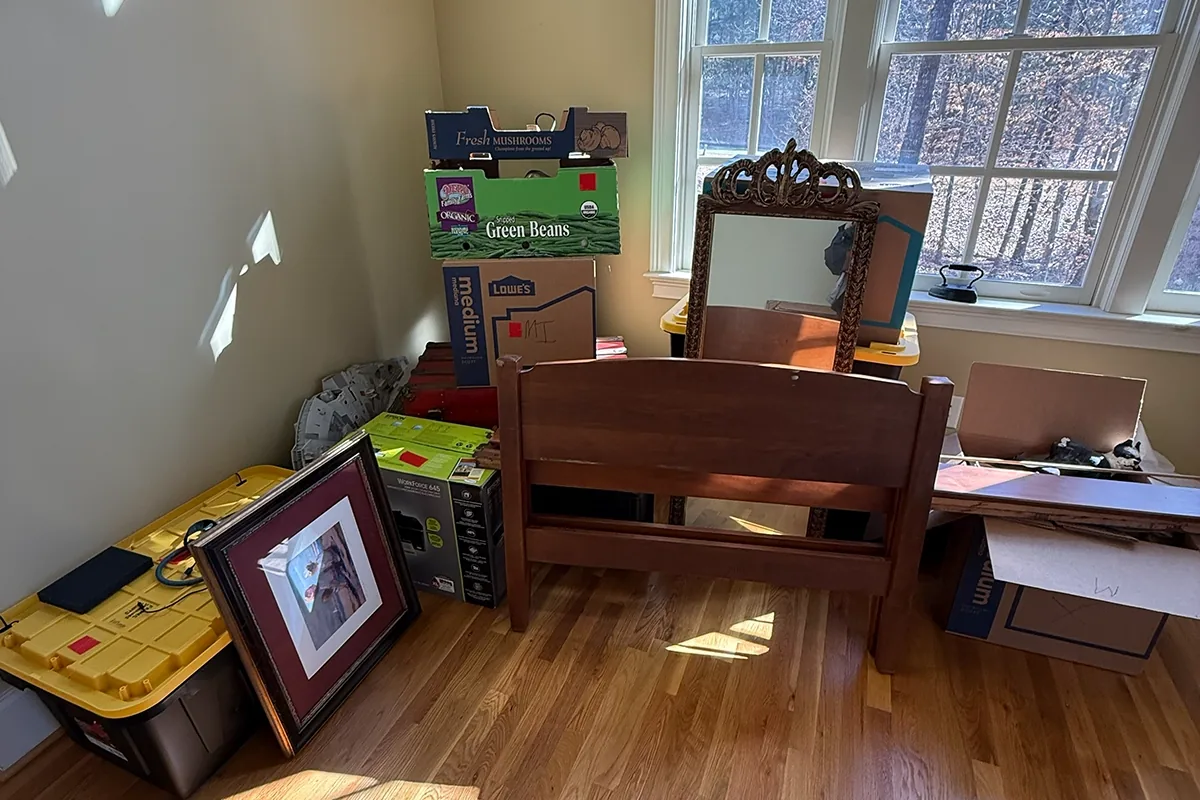 Before, Estate cleanout · Villa Rica
