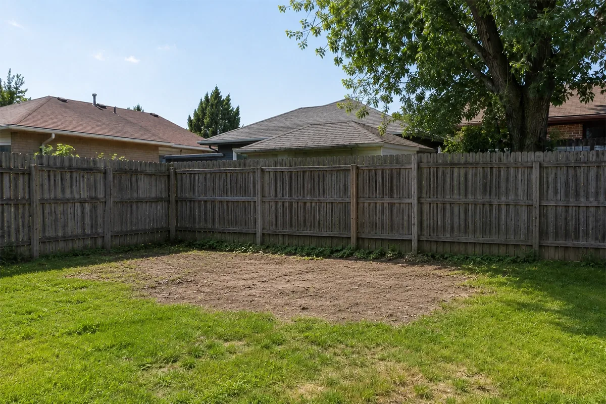 After, Shed demolition · Hiram