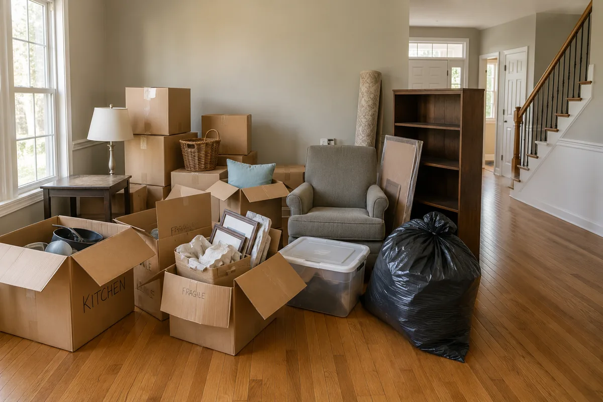 Peachy Clean crew after a move-out cleanout in West Metro Atlanta