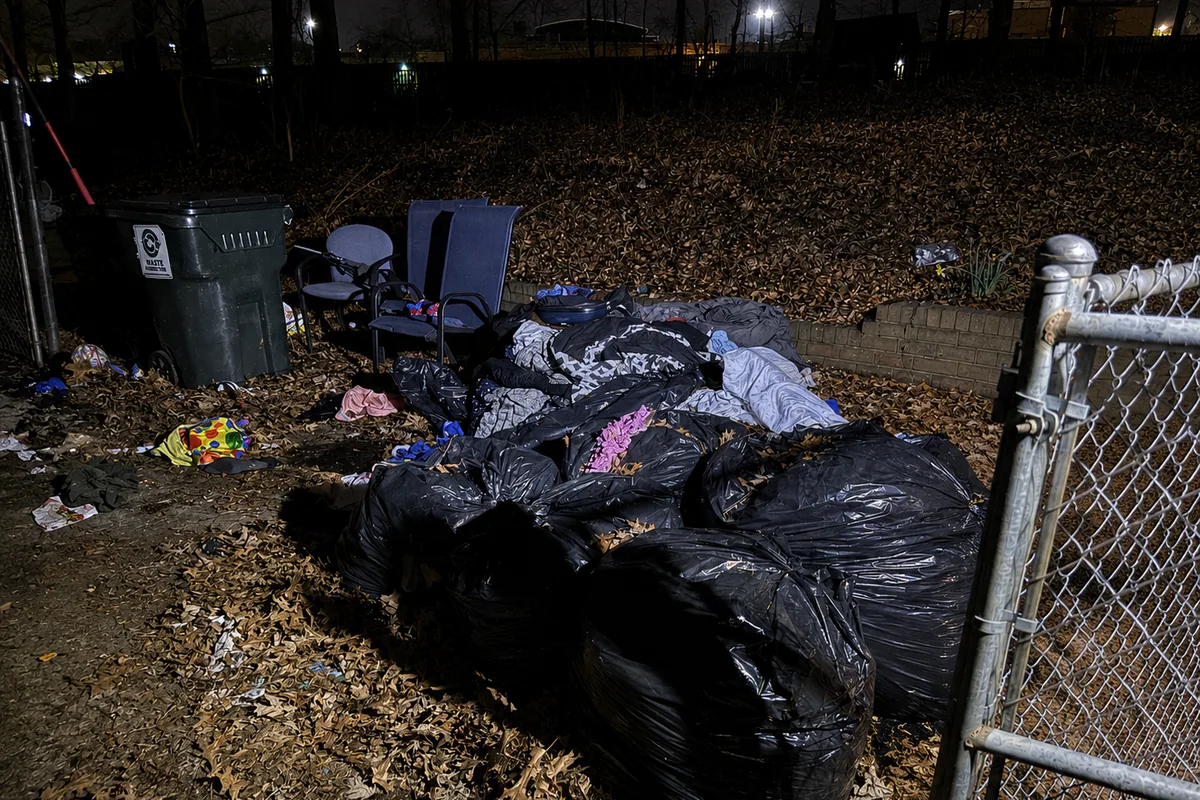 Peachy Clean crew after a vacant property cleanout in West Metro Atlanta